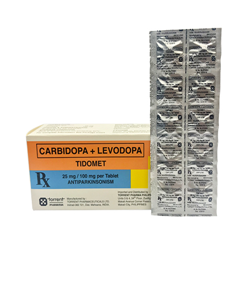 Levodopa + Carbidopa 25mg/100mg (Tidomet) - Image 2