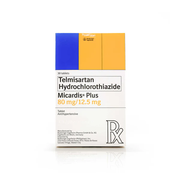 Telmisartan Hydrochlorothiazide 80mg/12.5mg (Micardis Plus) - Image 2